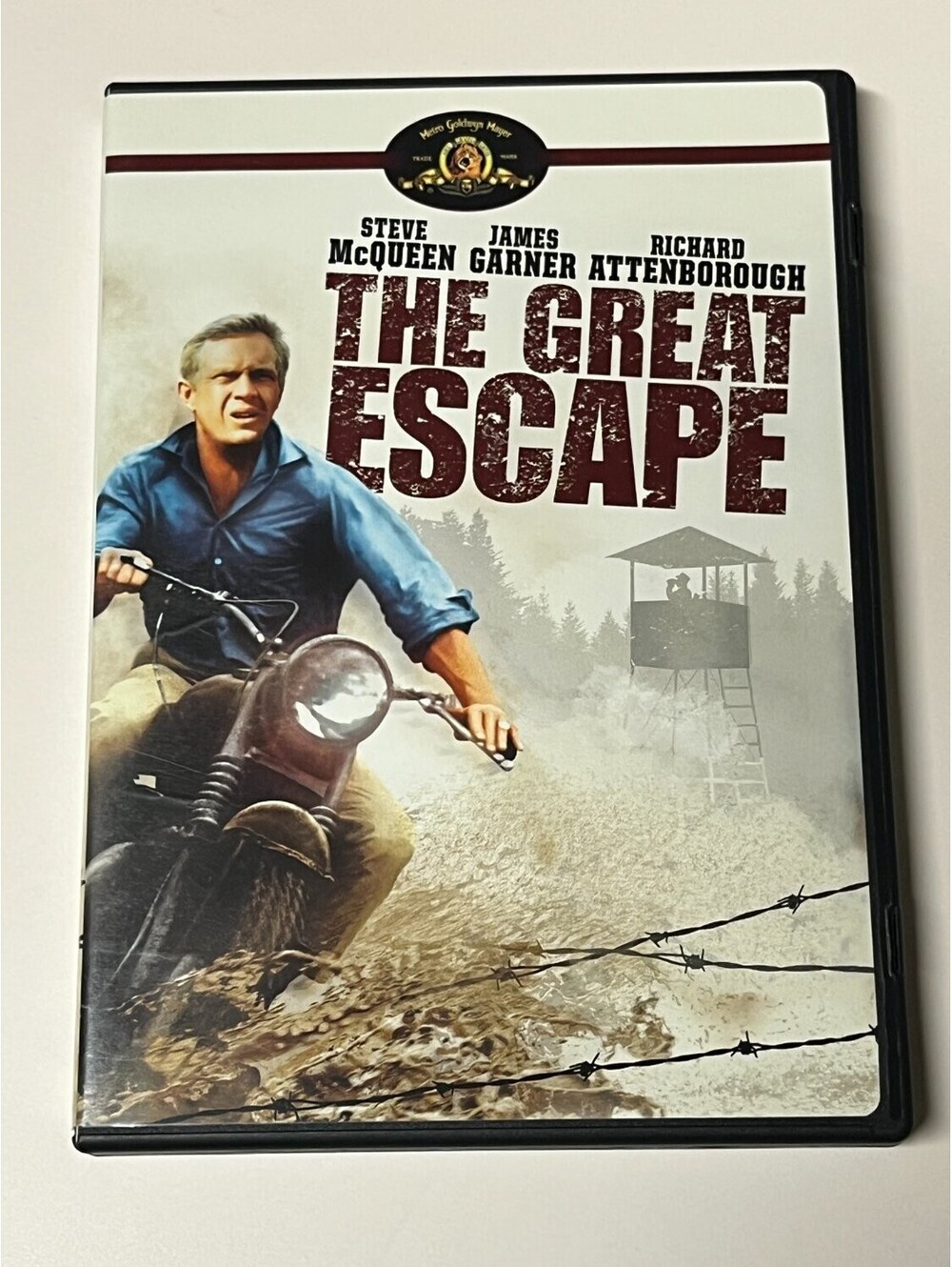 The Great Escape DVD Widescreen Steve McQueen 1963 Action & John Sturges